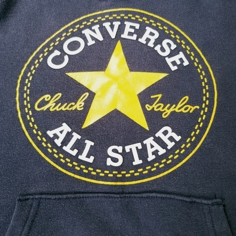 Converse All Star Chuck Taylor sz M Blue Hoodie